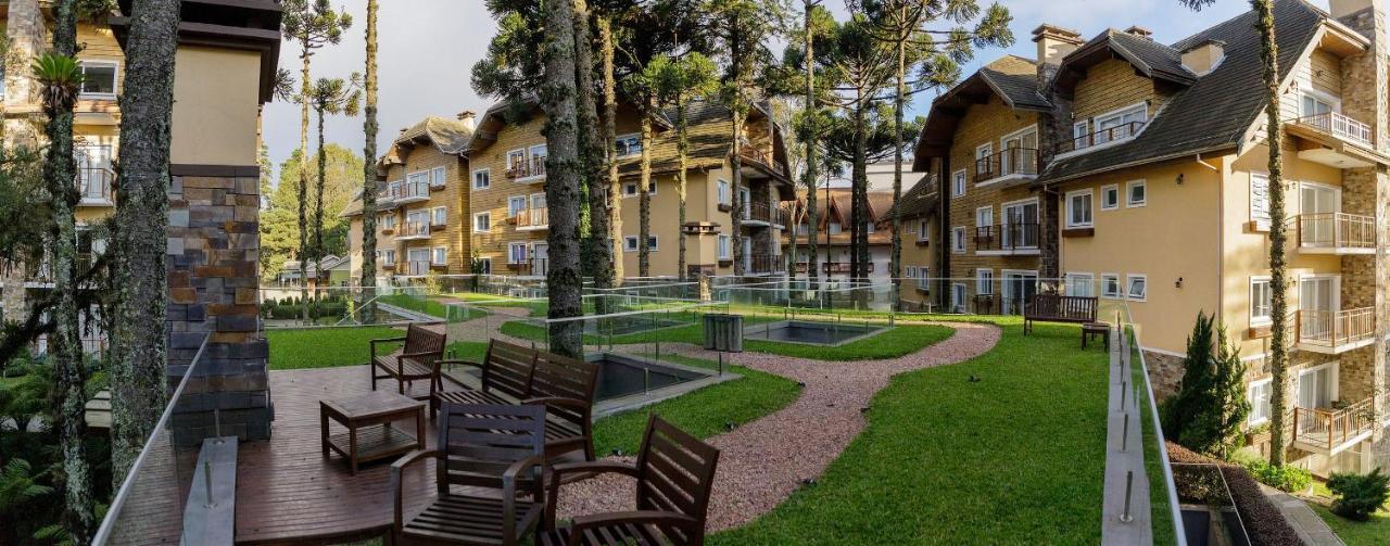 Topázio 304 - Apartamento com piscina aquecida, próximo à museu, restaurantes e cervejarias. Gramado Exterior foto